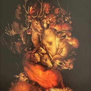 Arcimboldo, Terra, Allegory, Painting, Book Page, Art Print, ~ 250802-WH 350 H